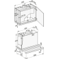 MIELE DAS 2620, Dunstabzugshaube (596 mm breit, 273 mm tief)