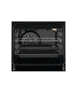 AEG Standherd mit Induktions-Kochfeld / SteamBake / 50cm Weiß Standherd (EEK A, Induktion, 58 Liter)