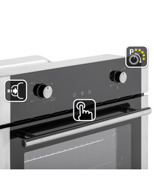 KKT KOLBE EB8010ED Einbaubackofen (teilintegrierbar, A, 70 Liter, 60 cm breit)
