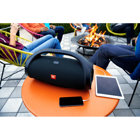 JBL Boombox 2 Bluetooth Lautsprecher, Schwarz, Wasserfest