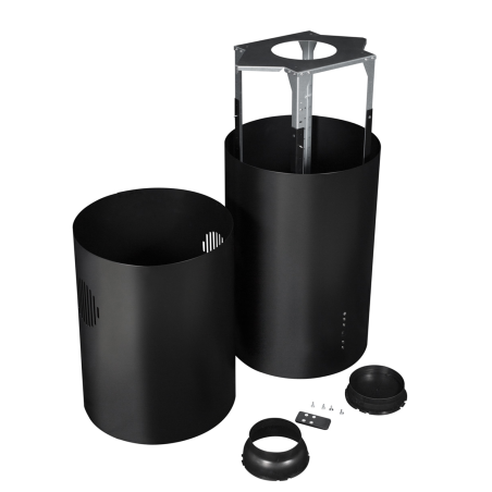 F.BAYER POLE IS40SM, Dunstabzugshaube (40 cm breit, 40 cm tief)