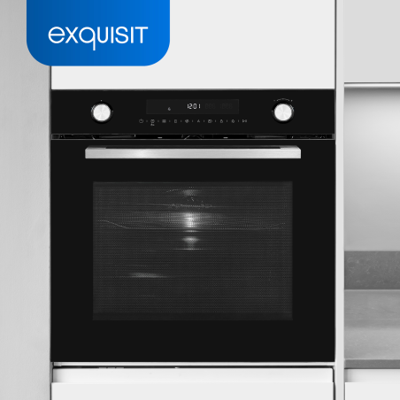 EXQUISIT EBEM 797-H-030 schwarz Einbaumikrowelle (800 Watt)