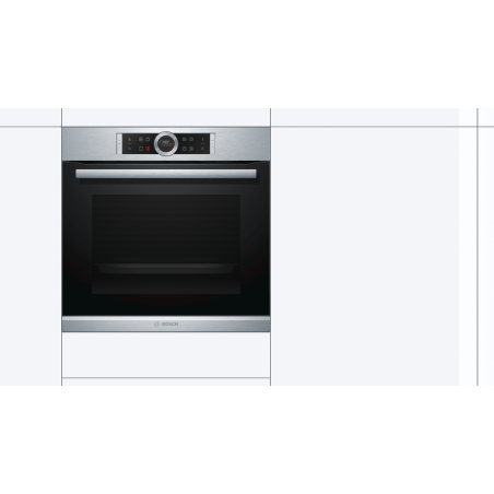 BOSCH HBG635BS1, Einbauherd/Backofen (Einbaugerät, 71 Liter, 594 mm breit)