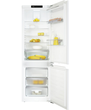 MIELE KFN 7734 D Kühlgefrierkombination (D, 181 kWh, 1770 mm hoch, Weiß)