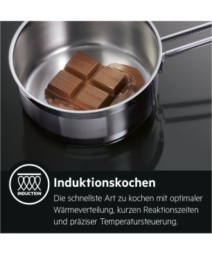 AEG HZ26B30I5R (EPS635220B+IEE64050+TR3LV) Serie 6000 SenseCook mit Kerntemperatursensor (mit Pyrolyse), Einbauherdset (Indukt