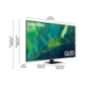 SAMSUNG GQ85Q71A QLED TV (Flat, 85 Zoll / 214 cm, QLED 4K, SMART TV, Tizen)