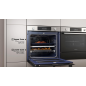 SAMSUNG NV7B45502AK/U1, Backofen (Einbaugerät, 76 Liter, 595 mm breit), Serie 4 SAMSUNG NV7B45502AK/U1, Backofen (Einbaugerät, 76 Liter, 595 mm breit), Serie 4