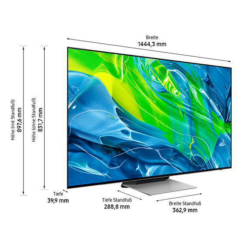 SAMSUNG GQ65S95BAT OLED TV (Flat, 65 Zoll / 163 cm, OLED 4K, SMART TV, Tizen)