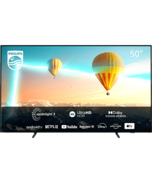 PHILIPS 50PUS8007/12 LED TV (Flat, 50 Zoll / 126 cm, UHD 4K, SMART TV, Ambilight, Android TV? 11 (R))
