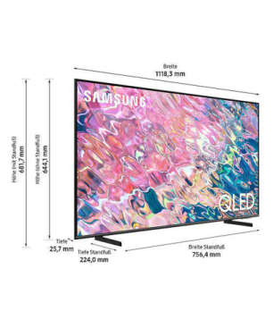 SAMSUNG GQ50Q60BAU QLED TV (Flat, 50 Zoll / 125 cm, UHD 4K, SMART TV)