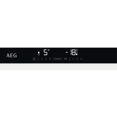 AEG SCE818E8MS Serie 8000 mit 360° Cooling-Technologie Kühlgefrierkombination (E, 217 kWh, 1772 mm hoch, Weiß)