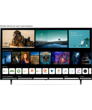 LG OLED77A19LA OLED TV (Flat, 77 Zoll / 195 cm, UHD 4K, SMART TV, webOS 6.0 mit LG ThinQ)