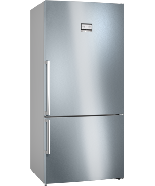 BOSCH KGN86AIDR Kühlgefrierkombination (D, 246 kWh, 1860 mm hoch, Inox-antifingerprint)