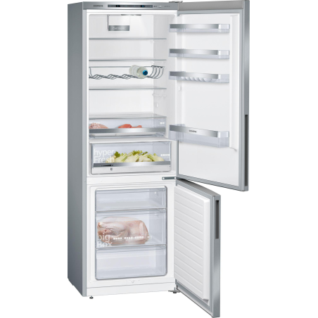 SIEMENS KG49EAICA iQ500 Kühlgefrierkombination (C, 163 kWh, 2010 mm hoch, Inox-antifingerprint)
