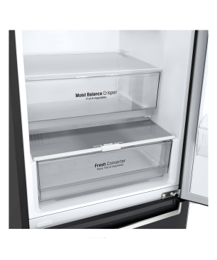 LG GBB62MCGCN1 Serie 6 Kühlgefrierkombination (C, 172 kWh, 2030 mm hoch, Matte Black)
