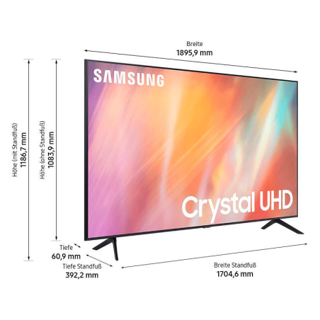 SAMSUNG GU85AU7179U LED TV (Flat, 85 Zoll / 214 cm, UHD 4K, SMART TV)