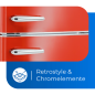EXQUISIT RKGC250-70-H-160E rot Kühlgefrierkombination (E, 1830 mm hoch, Rot)