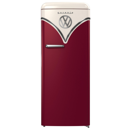 GORENJE OBRB615DR VW Bulli Retro Collection Kühlschrank (D, 1525 mm hoch, Bordeaux)