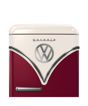 GORENJE OBRB615DR VW Bulli Retro Collection Kühlschrank (D, 1525 mm hoch, Bordeaux)