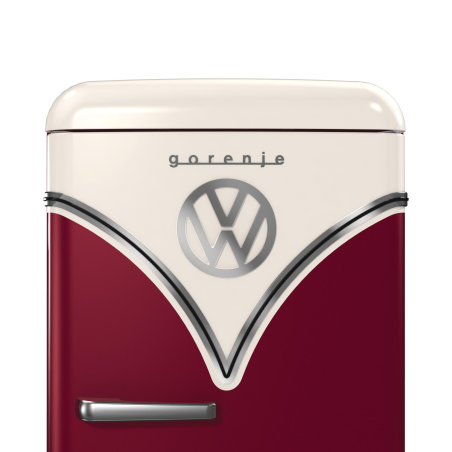 GORENJE OBRB615DR VW Bulli Retro Collection Kühlschrank (D, 1525 mm hoch, Bordeaux)