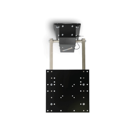 CLEVERUP pushMINI weiß TV Deckenhalter elektrisch, Weiß