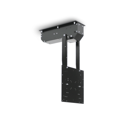 CLEVERUP pushMIDI weiß, TV Deckenhalterung elektrisch schwenken Deckenhalter, Weiß