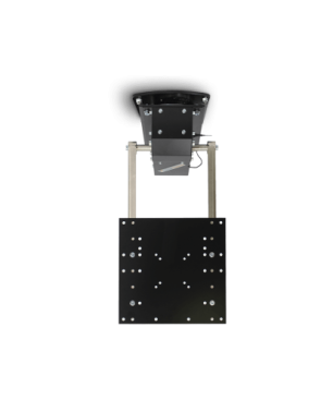 CLEVERUP pushMINI-ROTO schwarz TV Deckenhalterung, Schwarz