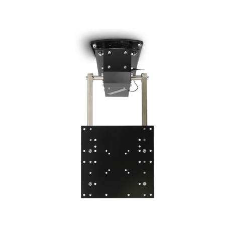 CLEVERUP pushMINI-ROTO schwarz TV Deckenhalterung, Schwarz