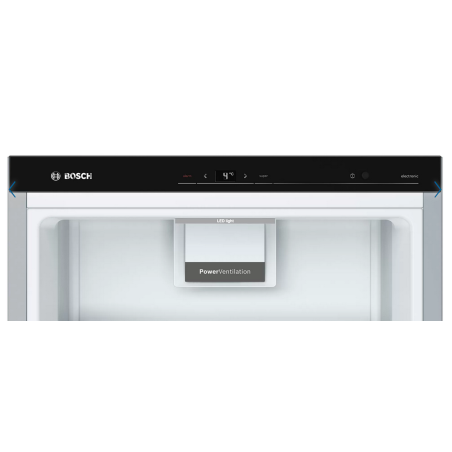 BOSCH KSV36AIDP Serie 6 Kühlschrank (D, 186 cm hoch, Edelstahl (mit Antifingerprint))