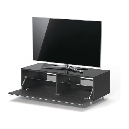 JUST BY SPECTRAL TV-Lowboard JRL 1100T. Breite 111cm. Black. TV-Lowboard