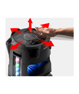 SONY MHC-V73D Partybox, Schwarz