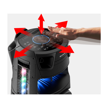 SONY MHC-V73D Partybox, Schwarz