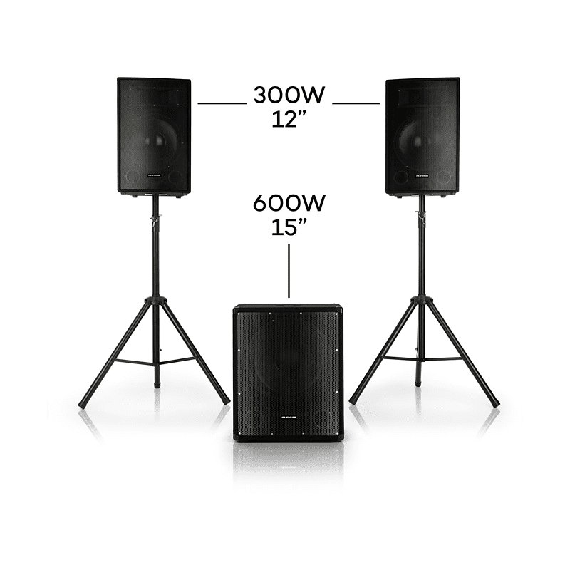 AUNA Cube 1512 Aktiv PA Set, Schwarz AUNA Cube 1512 Aktiv PA Set, Schwarz