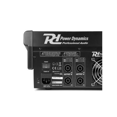 POWER DYNAMICS PDM-S804A 8-Kanal Mischpult, Schwarz