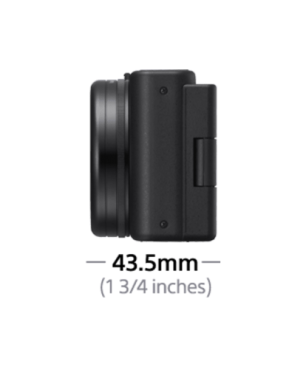SONY ZV-1 Vlogging Kamera, seitlich klappbares Selfie-Display, 4K Digitalkamera Schwarz, , 2.7x opt. Zoom