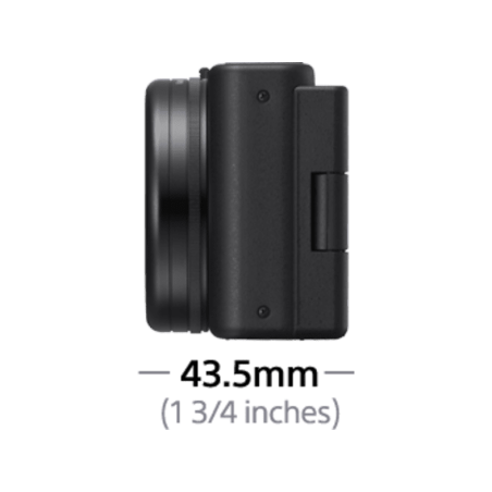 SONY ZV-1 Vlogging Kamera, seitlich klappbares Selfie-Display, 4K Digitalkamera Schwarz, , 2.7x opt. Zoom