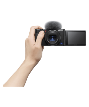 SONY ZV-1 Vlogging Kamera, seitlich klappbares Selfie-Display, 4K Digitalkamera Schwarz, , 2.7x opt. Zoom