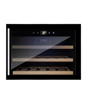 CASO 628 WineSafe 18 EB Weinklimaschrank (EEK G, Schwarz)