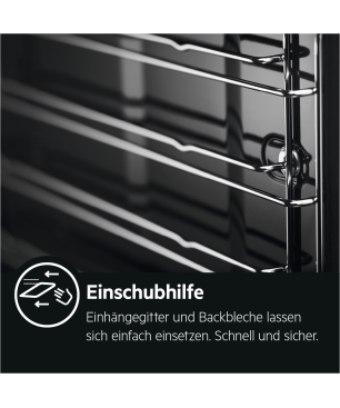 AEG HZ64B20S3R Serie 6000 mit SteamBake Feuchtigkeitszugabe (mit katalytischer Rückwand), Einbauherdset (Glaskeramikkochfeld,
