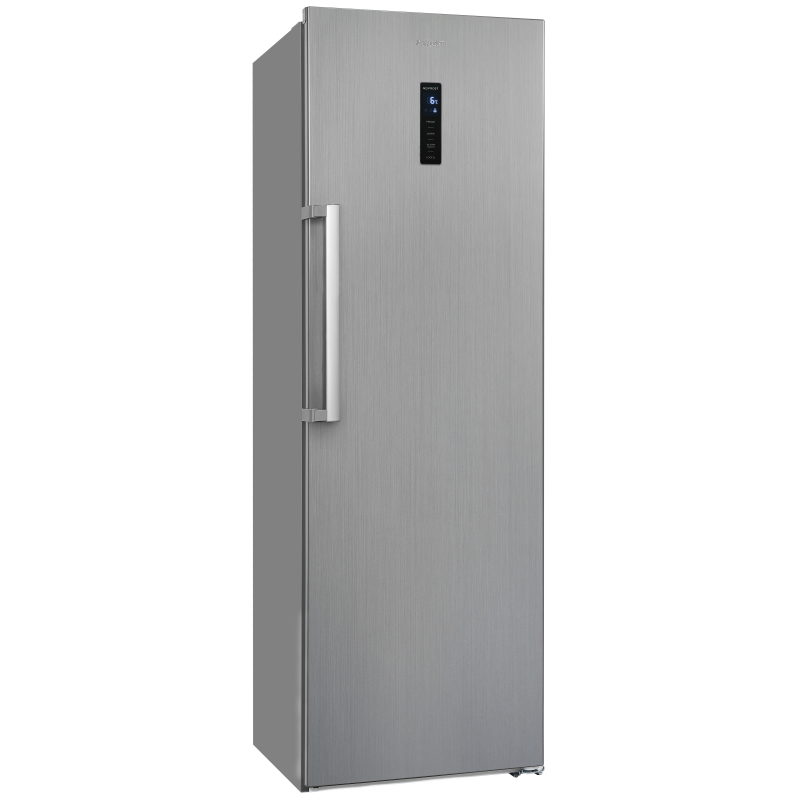 EXQUISIT KS360-V-HE-040E inoxlook Kühlschrank (118,00 kWh/Jahr, E, 1850 mm hoch)