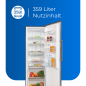 EXQUISIT KS360-V-HE-040E inoxlook Kühlschrank (118,00 kWh/Jahr, E, 1850 mm hoch)