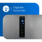 EXQUISIT KS360-V-HE-040E inoxlook Kühlschrank (118,00 kWh/Jahr, E, 1850 mm hoch)