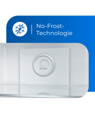 EXQUISIT KS360-V-HE-040E inoxlook Kühlschrank (118,00 kWh/Jahr, E, 1850 mm hoch, Edelstahloptik)