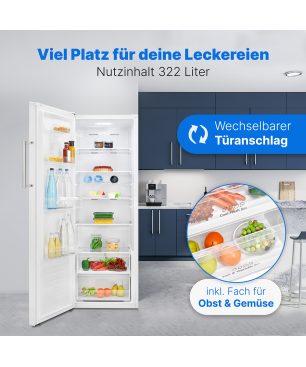 BOMANN VS 7345 Kühlschrank (E, 172 cm hoch, Weiß)