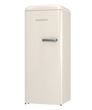 GORENJE ORB615DC-L Retro Collection Kühlschrank (126,2 kWh/Jahr, D, 1525 mm hoch, Helles Beige)