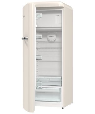 GORENJE ORB615DC-L Retro Collection Kühlschrank (126,2 kWh/Jahr, D, 1525 mm hoch, Helles Beige)