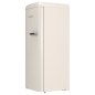 GORENJE ORB615DC-L Retro Collection Kühlschrank (126,2 kWh/Jahr, D, 1525 mm hoch, Helles Beige)