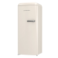 GORENJE ORB615DC-L Retro Collection Kühlschrank (126,2 kWh/Jahr, D, 1525 mm hoch, Helles Beige)