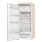 GORENJE ORB615DC-L Retro Collection Kühlschrank (126,2 kWh/Jahr, D, 1525 mm hoch, Helles Beige)