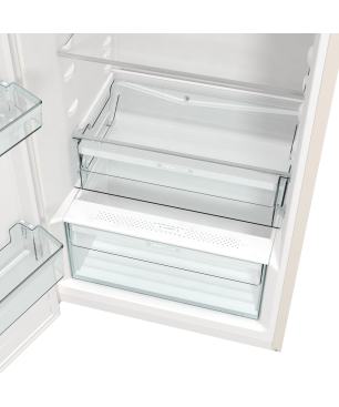 GORENJE ORB615DC-L Retro Collection Kühlschrank (126,2 kWh/Jahr, D, 1525 mm hoch, Helles Beige)